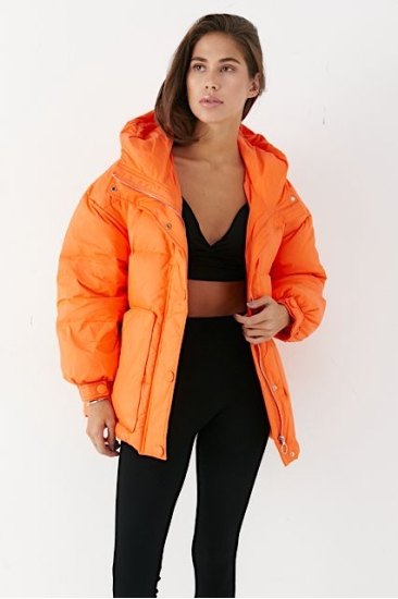 Укороченная куртка joy оранжевая