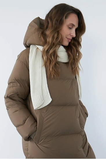 350| M| Пуховик M7 шоколад | Уцененный товар