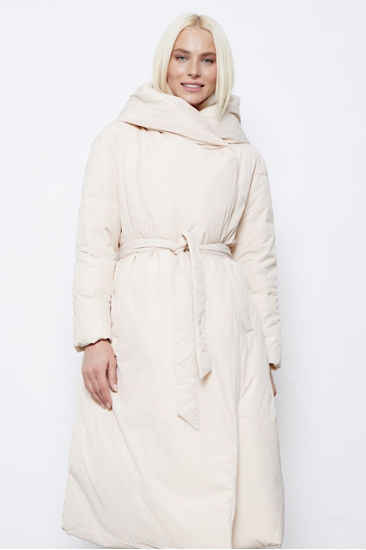 18| М| Пуховик Mork Veronica молочный| Уцененный товар 