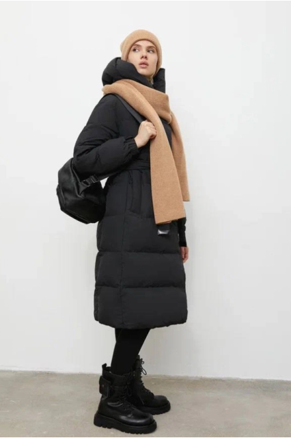 ПУХОВИК OLIVIA ЧЕРНЫЙ