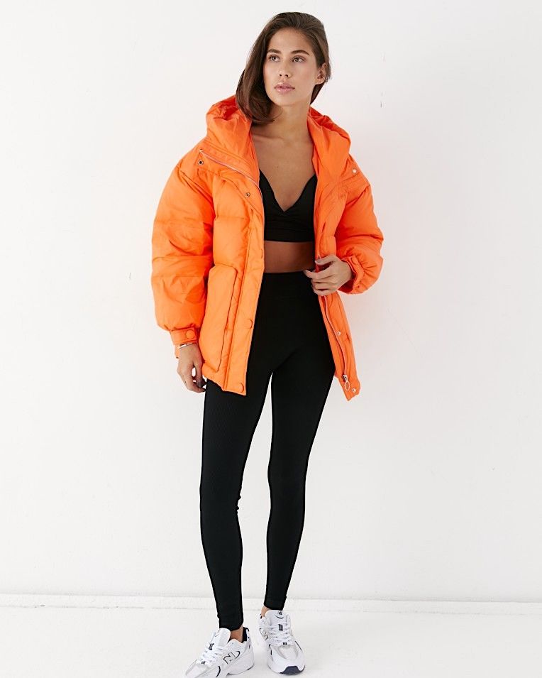 Укороченная куртка joy оранжевая